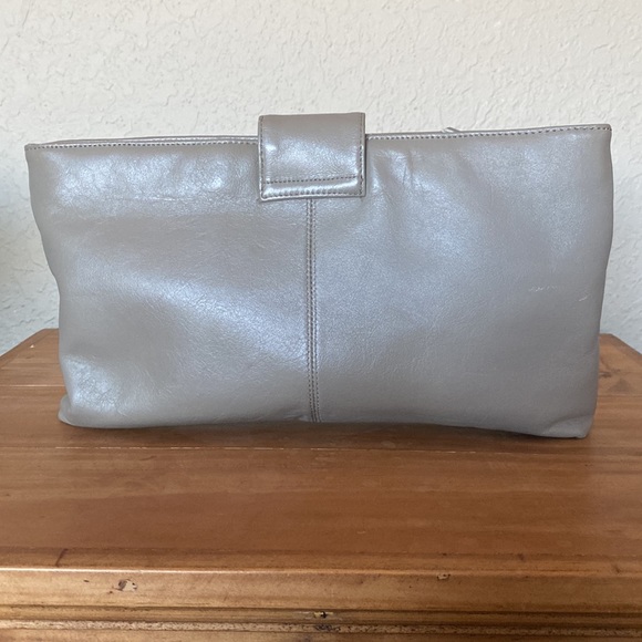 Vintage Leather Clutch TJW by Mervyn’s - Picture 2 of 5